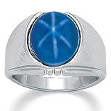 Men's Sim. Blue Star Ring