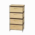 Whitney Design Wicker 4-Drawer Chest - Natural (8" Drawers)