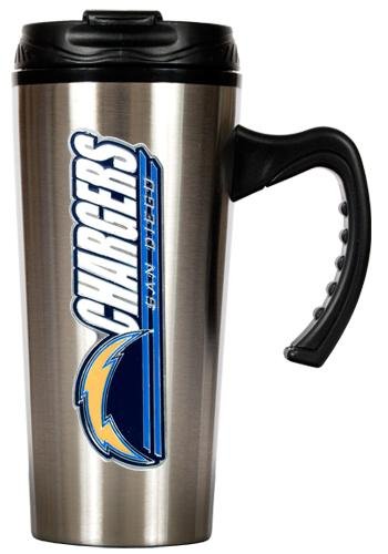 NFL San Diego Chargers 16-Ounce Stainless Steel Travel Mug