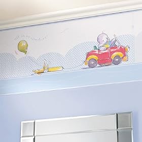 Izziwotnot Humphrey's Corner Little Red Car Wallpaper Border