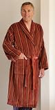 Ambassador Velour Striped Robe