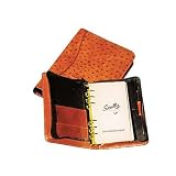 Scully Leather 6-Ring Zip Weekly Organizer