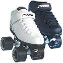Riedell Carrera Black Quad Speed Skates