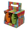 Lush Life Set of 4 Mini Cocktail Shakers, Multi Color