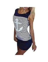 A-line Empire   Waistline Striped Print Sleeveless Above the Knee Mini-SILHOUETTEMini Dress 