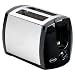 Haden 10094 2 Slice S/S & Black Toaster