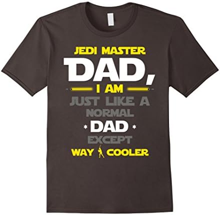 Men's Warrior Master DAD T-Shirt - Father's Day Gift For Star Dad 3XL Asphalt