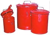 Vintage or Retro Canister Set ~ Kitchen Storage Canisters ~ Decorative Containers E5~ French Country Red Enamel