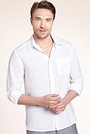 Blue Harbour Pure Linen Plain Shirt