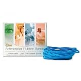 (Price/BX)Antimicrobial Rubber Bands,Latex Free,1/4lb,7x1/8,BE