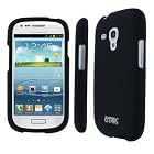 Empire Full Coverage Hard Rubberized Black Case for Samsung Galaxy S3 S III Mini I8190