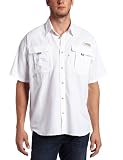 Columbia Men's Bahama II Short Sleeve Shirt,White,X-Large