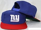 New York Giants Snapback Two Tone Plastic Adjustable Snap Back Hat / Cap