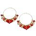 Heart Charm Earrings; 3.25