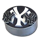 New York Yankees Pewter Gift Trinket Box w/Pendant Earrings and Pin