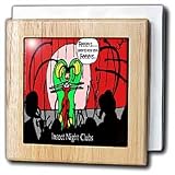 Insect Nightclubs Feelers Nothing More Then Feelers - 6 Inch Tile Napkin Holder