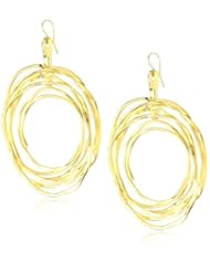 Devon Leigh Multi-Circle 18k Gold Dipped Hoop Earrings