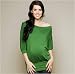 The Olian Rayon Knit Blouson Banded Tunic