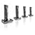 Philips ID9374B/05 XD Sound Cordless Phone - Quad Pack With Answer Machine