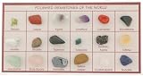 Indoor Fountains item: Polished Gemstones of the World - Rock Set of 18 Different Stones - Descriptions Included