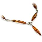 Sterling Silver Amber Wave Collection Necklace