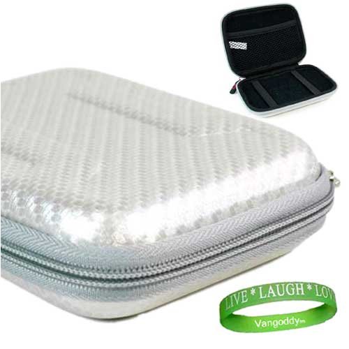 Discount Western Digital Protective Carrying Case for My Passport Portable Hard Drives WDMES5000-WASN ( WHITE ) + Live * Love * Love Wrist band!!!