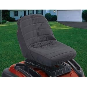 Classic Accessories 12324 Deluxe Tractor Seat Cover, Medium, Black by 