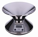 MIU 2-Pound Polished Stainless-Steel Digital Kitchen Scale
