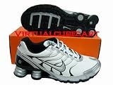 Nike TN Shox Running Shoe White/Black/Grey Men's Size 9.5