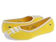 LACOSTE Ithia Canvas Ballet Slipper in Yellow