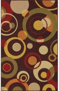 DALYN RUG COMPANY 3 PC. ESSENCE DESIGNER RUG SET - CIRCLES