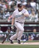 Lyle Overbay autographed 8x10 Photo (Toronto Blue Jays)