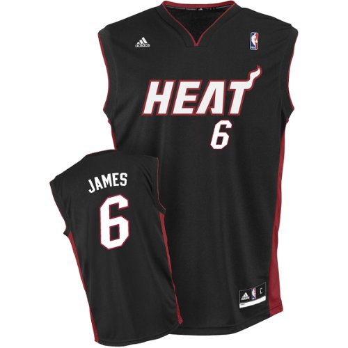 NBA Toddler Miami Heat Lebron James Away Replica Jersey - R24E6Eez (Black, 3T)