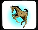 Decorated Mouse Pad with colt, horse, equine