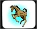 Decorated Mouse Pad with colt, horse, equine