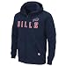 NFL Buffalo Bills Classic Heavyweight Full Zip Jacket Adult Long Sleeved Fullzip Fleece with Hood, Traditional Navy, Large