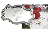 IMAGE OF Salisbury Pewter Sterling Wedding Invitation Tray