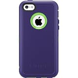 OtterBox Defender Series Case for iPhone 5C - Retail Packaging -Violet Purple/Glow Green (Wireless Phone Accessory)
