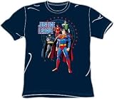 Justice League Kids Size AT YOUR SERVICE Youth White T-shirt Tee Shirt