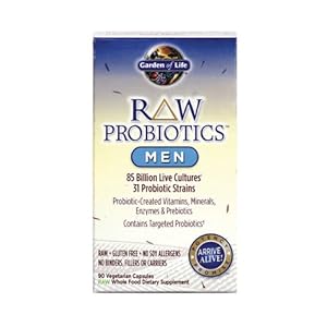 Garden of Life Raw Probiotics, Men, 90 Veg Capsules 794 Mg