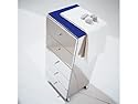 Badmöbel Badschrank Rollenschrank Schubladenschrank Rollcontainer Edelstahl 5 Schub