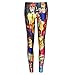 Woman's Funny Black Fairy Tale Snow White Little Mermaid Cinderella Ankle Leggings Tights