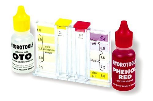 Hydro Tools 8410 Economy Chlorine/Bromine/Ph Pool Water Test Kit