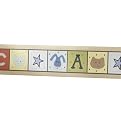 Sumersault Fun Faces Wallborder- Blue