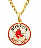 Boston Red Sox Chain Necklace with MLB Team Logo Pendant