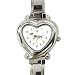 American Foxhound Heart Shaped Italian Charm Dog Watch