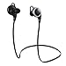 Maxtronic® QY8 Bluetooth Headphones V4.1 Lightweight Heavy Bass In-Ear Noise Isolating with Microphones Flat Cord Stereo Wireless Earbuds Headset Earphones For Running & Gym
