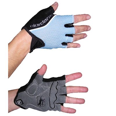 Giordana 2011 Women's Silverline Gel Cycling Gloves - Bright Blue - (GI-WGLV-SILV-LTBL)