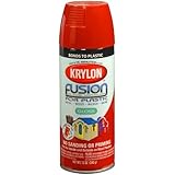 Krylon K02328000 Fusion For Plastic Aerosol Spray Paint, 12-Ounce, Red Pepper