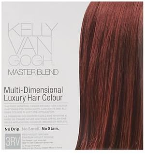 Master Blend Multi-Dimensional Luxury Hair Colour, 3RV Red Violet Brown 1 Kit